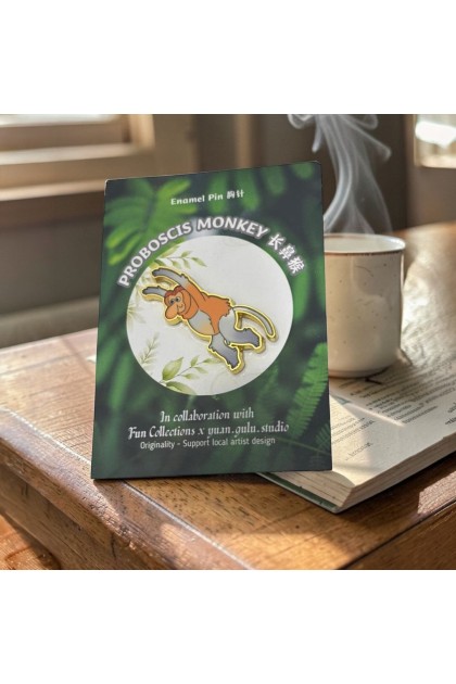Enamel Pin: Proboscis Monkey